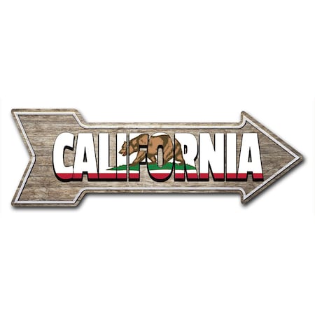 California Arrow Decal Funny Home Decor 30in Wide